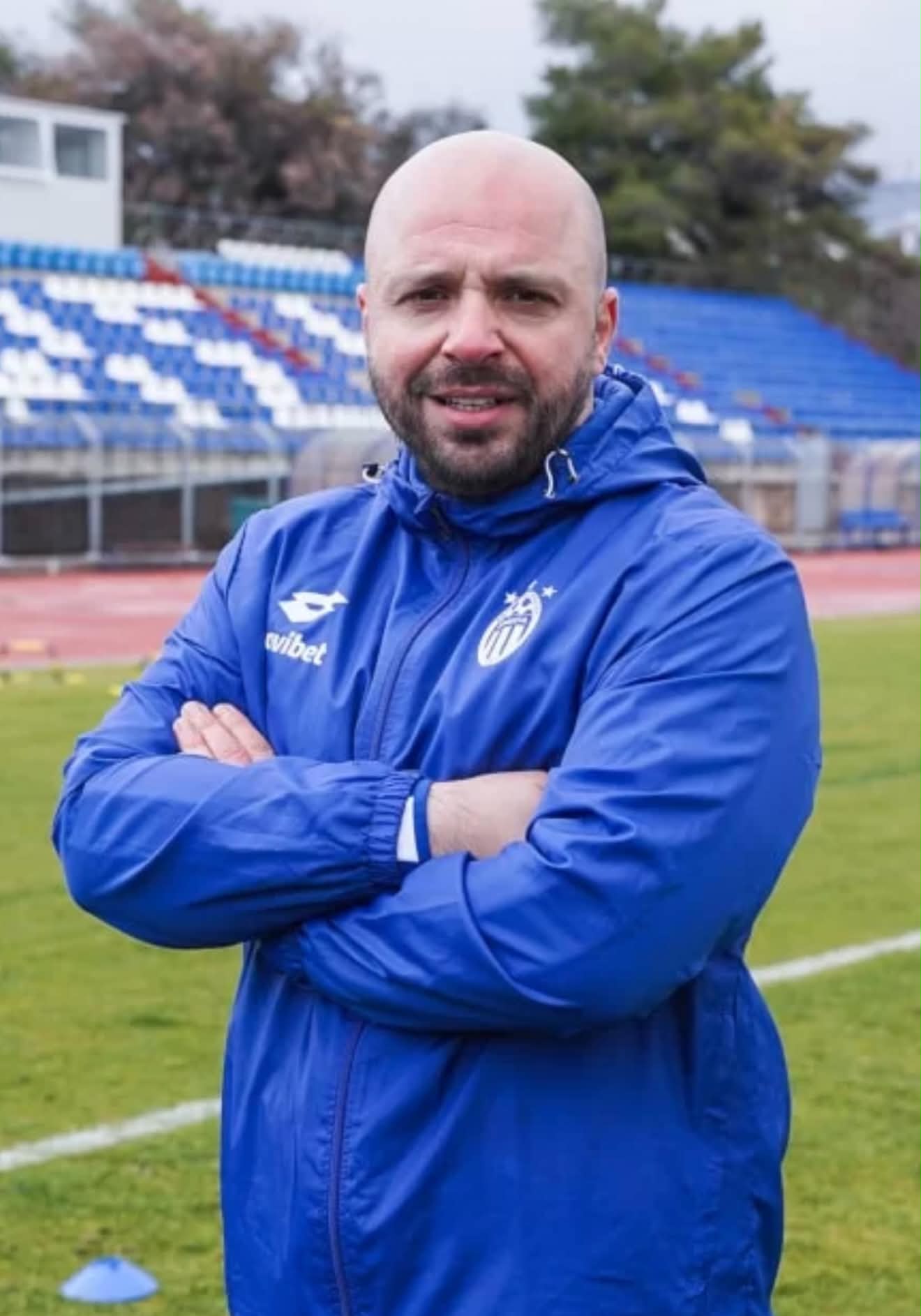 Μάρκος Κλοκίδης στο γήπεδο